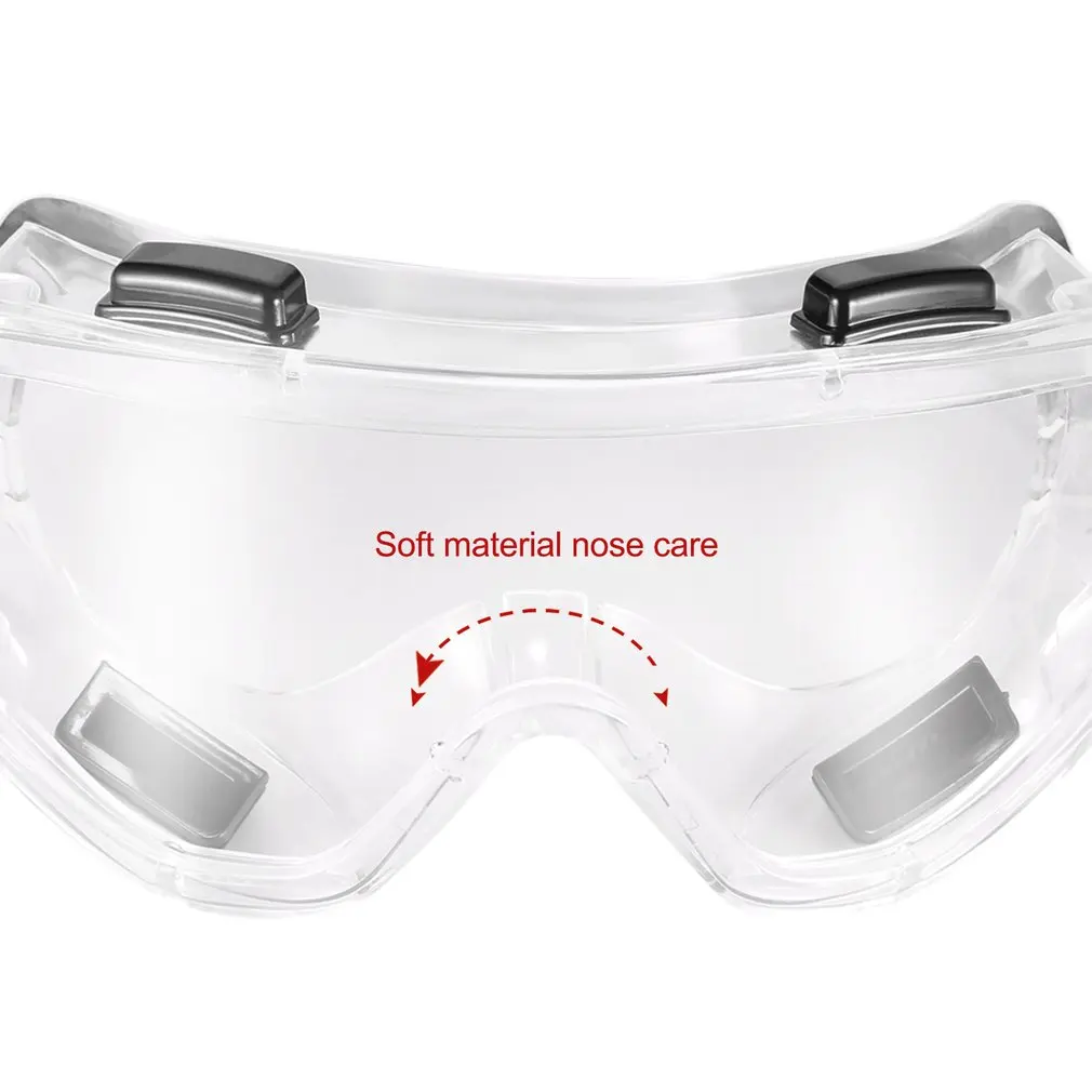 

PC Lens Goggles Protective Glasses Protect Eyes Mask Dust-Proof Wind-proof Striking Resistant Safety Security Labor Goggles