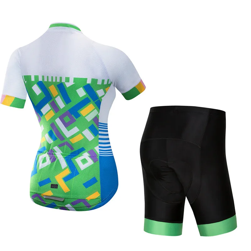 

Ladies Bicycle Jumpsuit Short Sleeve Suit Clothes, Bicycle, Mountain Bike Team Sports Summer Wicking And Breathable Rally