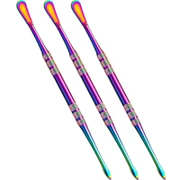 3pcs rainbow stainless steel carving tool
