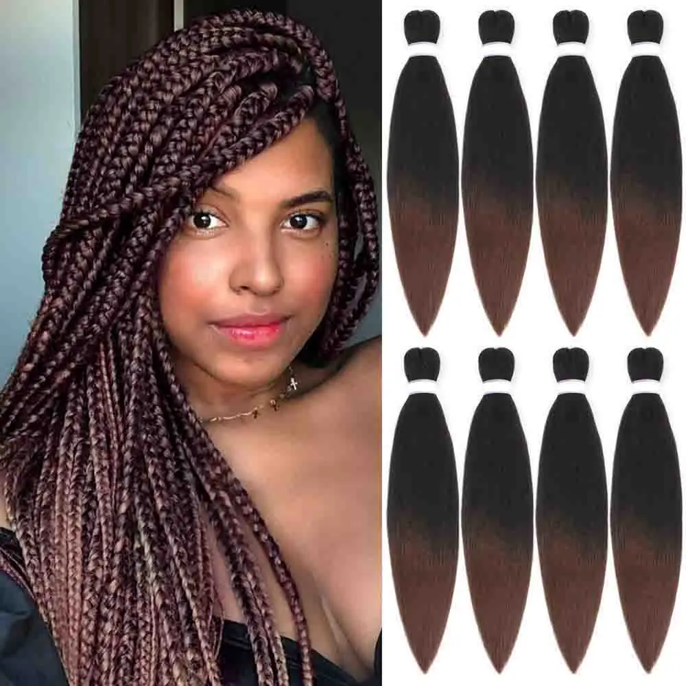 

CLong Braiding hair Kanekalon pre-stretched hair for afro crochet Wholesale Synthetic Hair Extension Twist Jumbo Braiding Hair