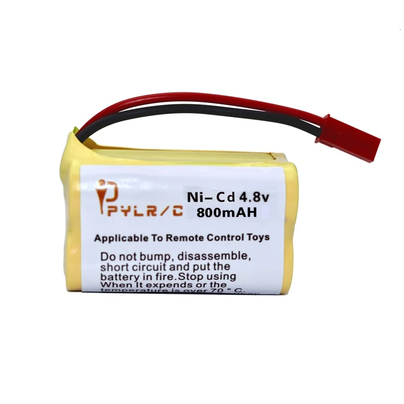 

(JST)4.8v 800mah NiCD Battery And Charger For Rc toys Cars Tanks Robots Guns Boats 800mah AA 4.8v Rechargeable Battery Pack