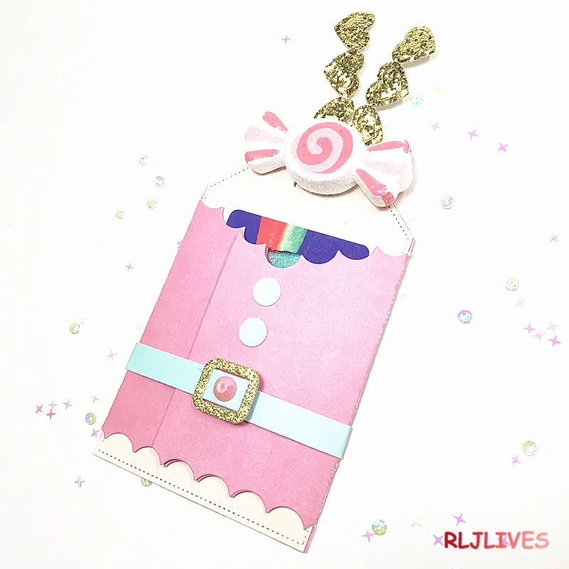 Санта костюм Тег Металлические трафареты для пресс формы DIY Скрапбукинг фото