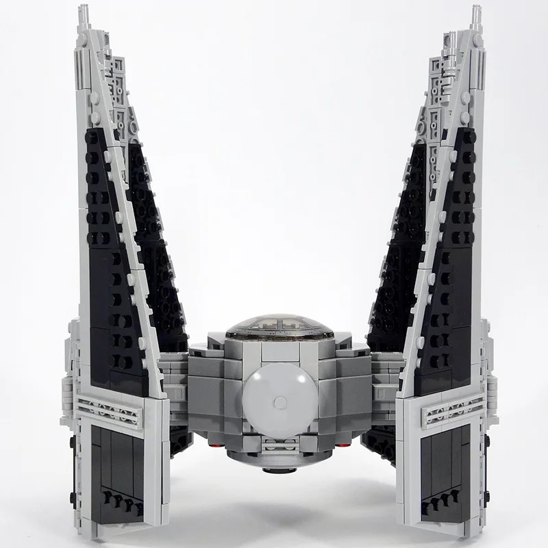 BuildMOC Star Movie Series Warship Millennium spaceship TIE Interceptor Fighter Model Building Blocks Toys for Children Gift | Игрушки и