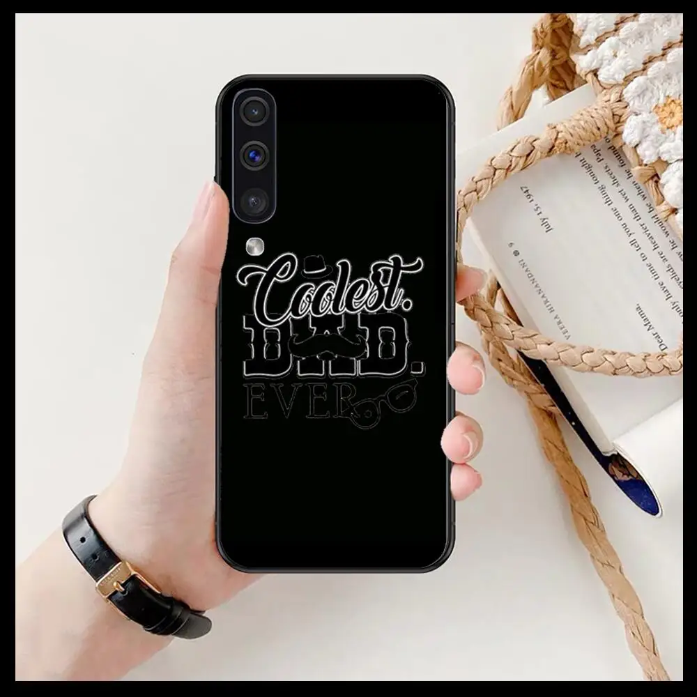 

Best Dad Ever Cool Man Phone cover hull For SamSung Galaxy S8 S9 S10E S20 S21 S5 S30 Plus S20 fe 5G Lite Ultra black soft case