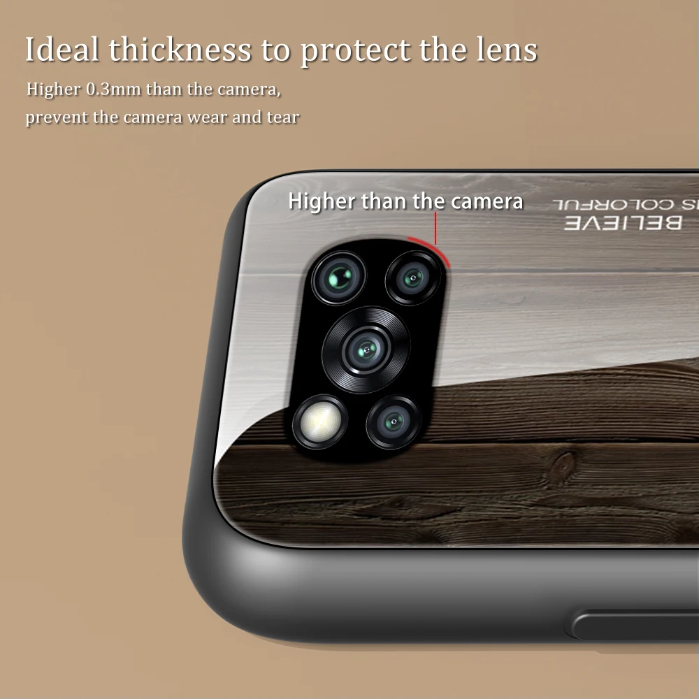 wood tempered glass case for oneplus nord ce n10 5g case luxury protective gradient glass phone cover for oneplus n 100 8t coque free global shipping