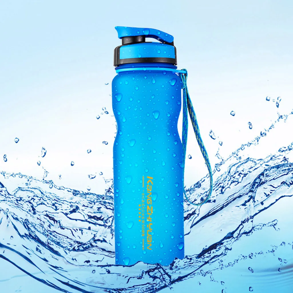 1L большая емкость пластиковая спортивная бутылка для фитнеса на открытом