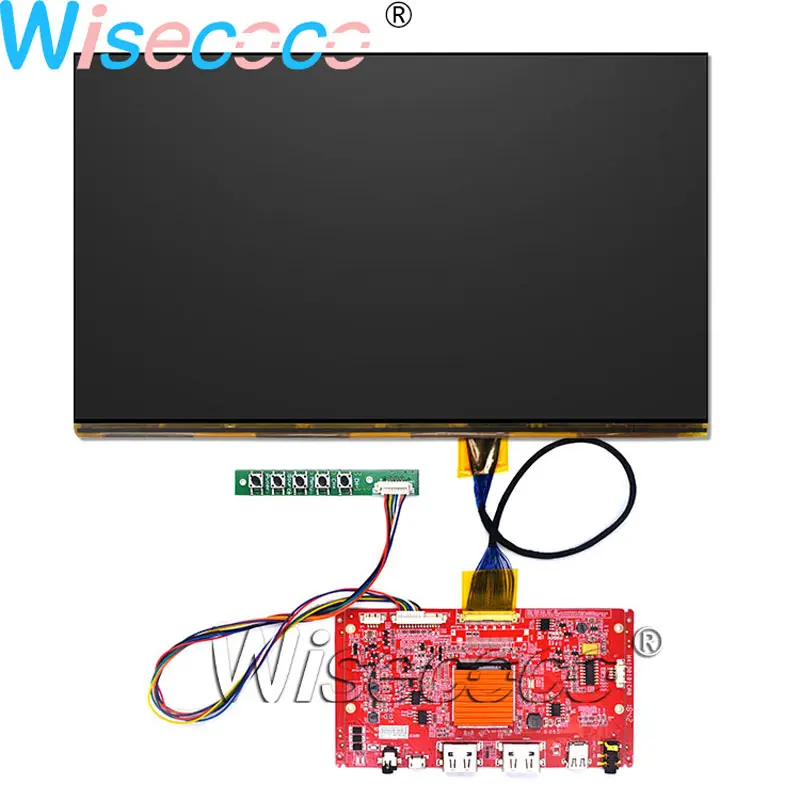 Wisecoco 12,5 дюймов 4K 3840 × 2160 ips ЖК-дисплей Удаленная подсветка с 40 контактами 2HDMI EDP DP USB плата драйвера для DIY проектора - Цвет: No backlight Kit