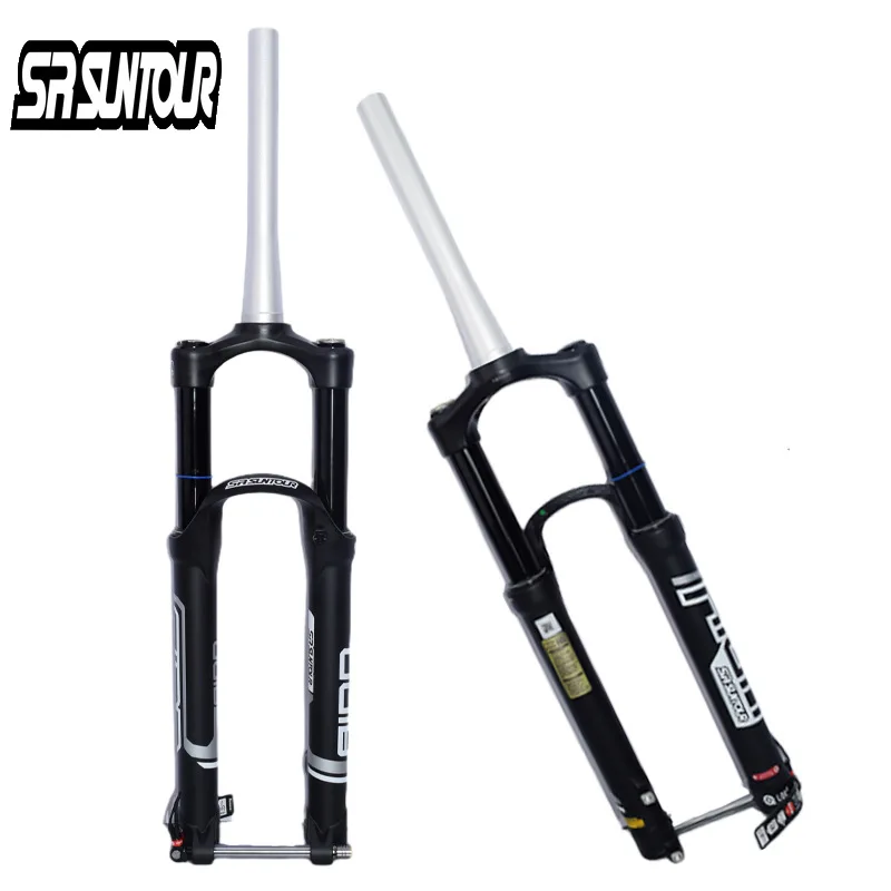 SR SUNTOUR bicycle fork AION spinal tube 27.5 inch MTB stroke 130mm suspension type air damping shock absorber front |