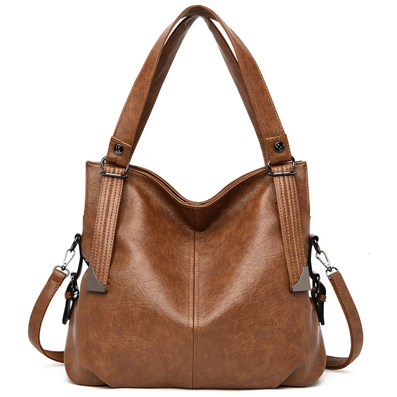 Женские сумки из мягкой кожи винтажные дизайнерские через плечо 2019|Сумки с