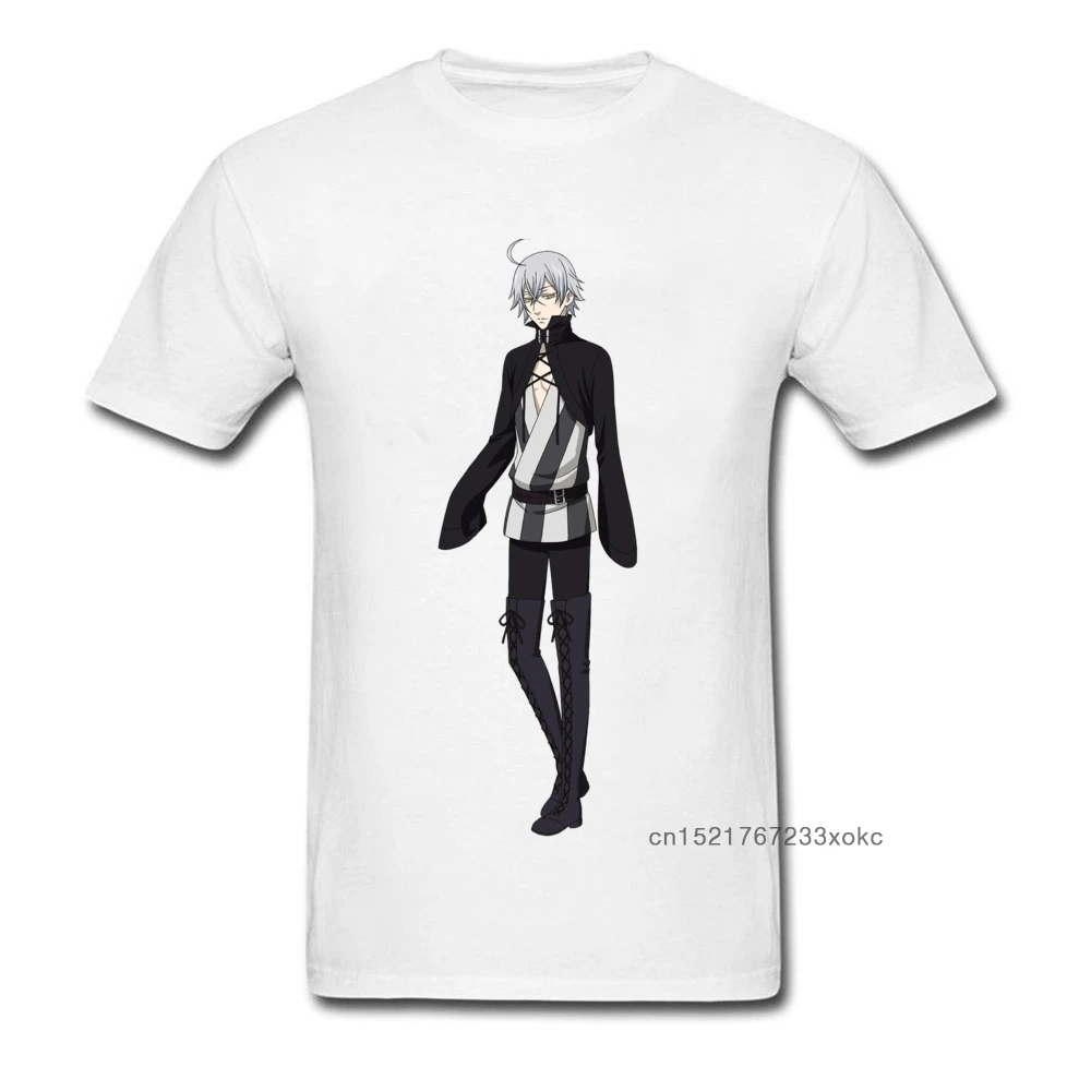 2018 мужские футболки с принтом аниме модные белые японская шикарная одежда