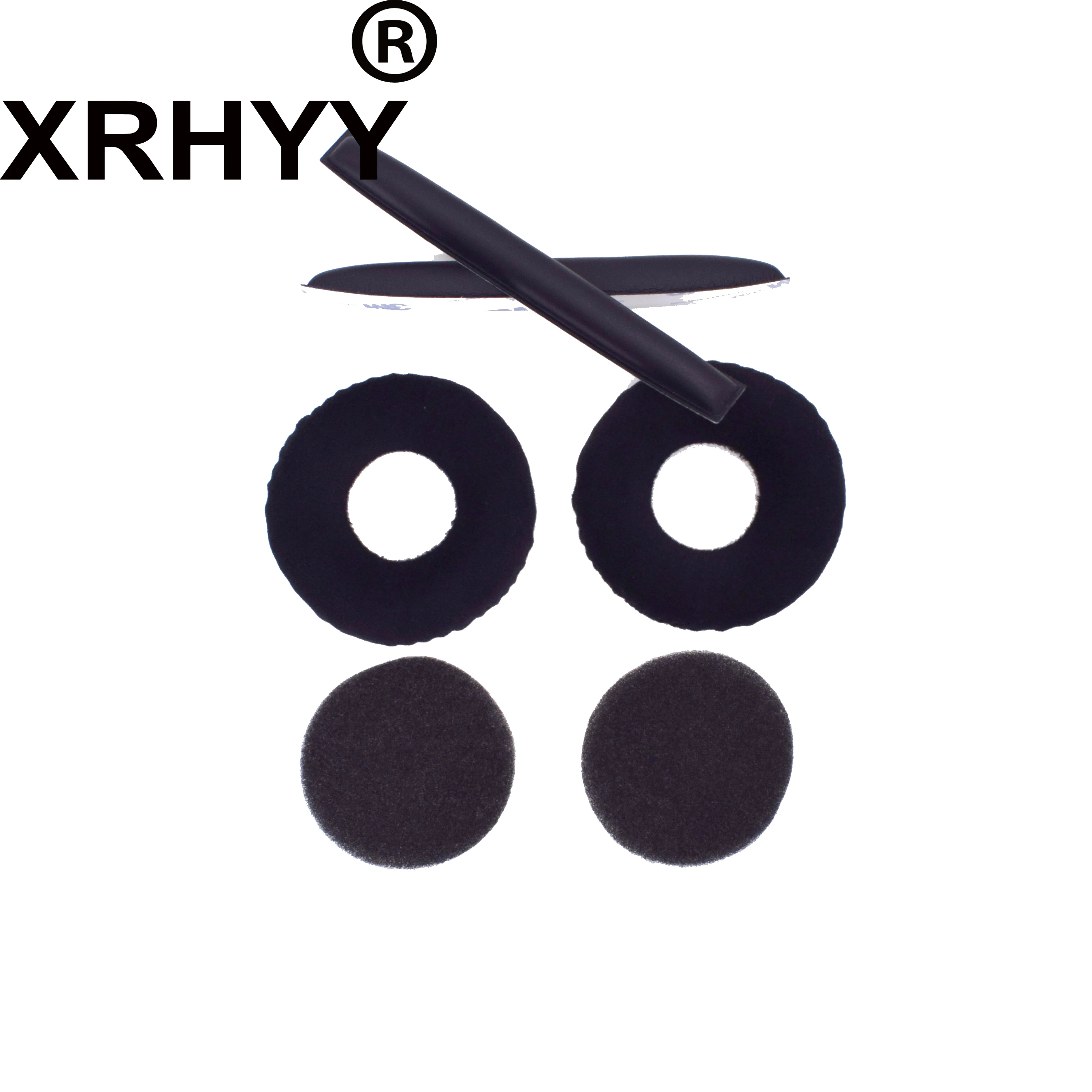 Сменная бархатная повязка на голову + амбушюры для наушников Sennheiser HD25 1 HD25SP 25SP