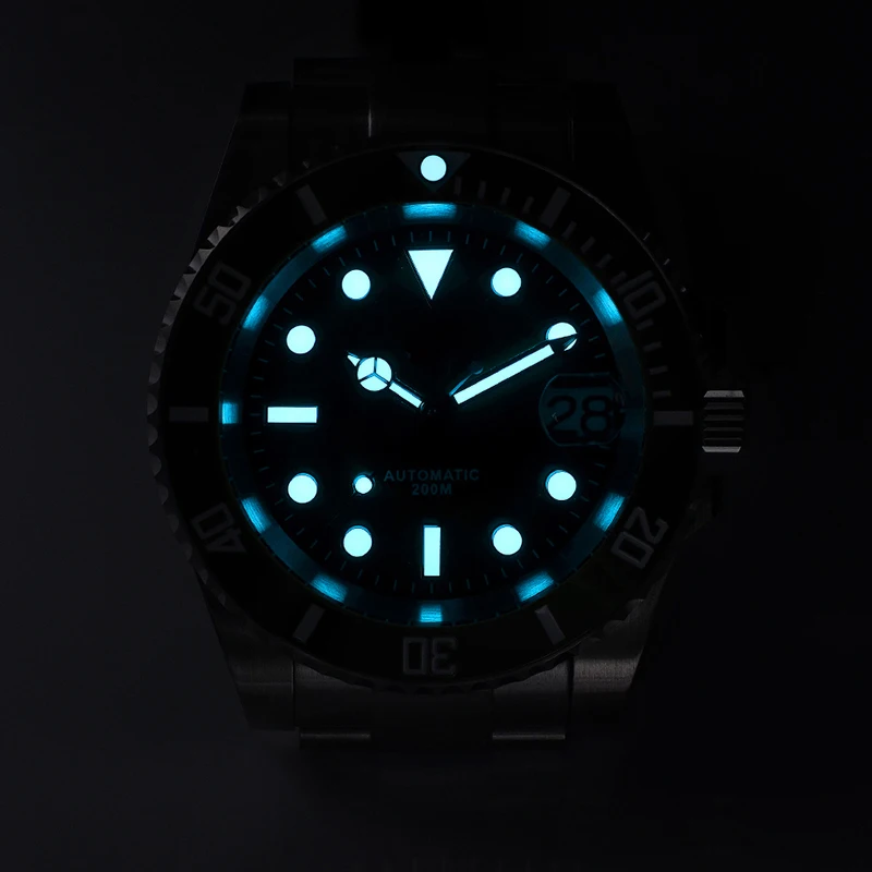 Зеленые светящиеся стрелки для часов аксессуары рук запчасти Seiko NH35 NH36 Miyota 8205 8215