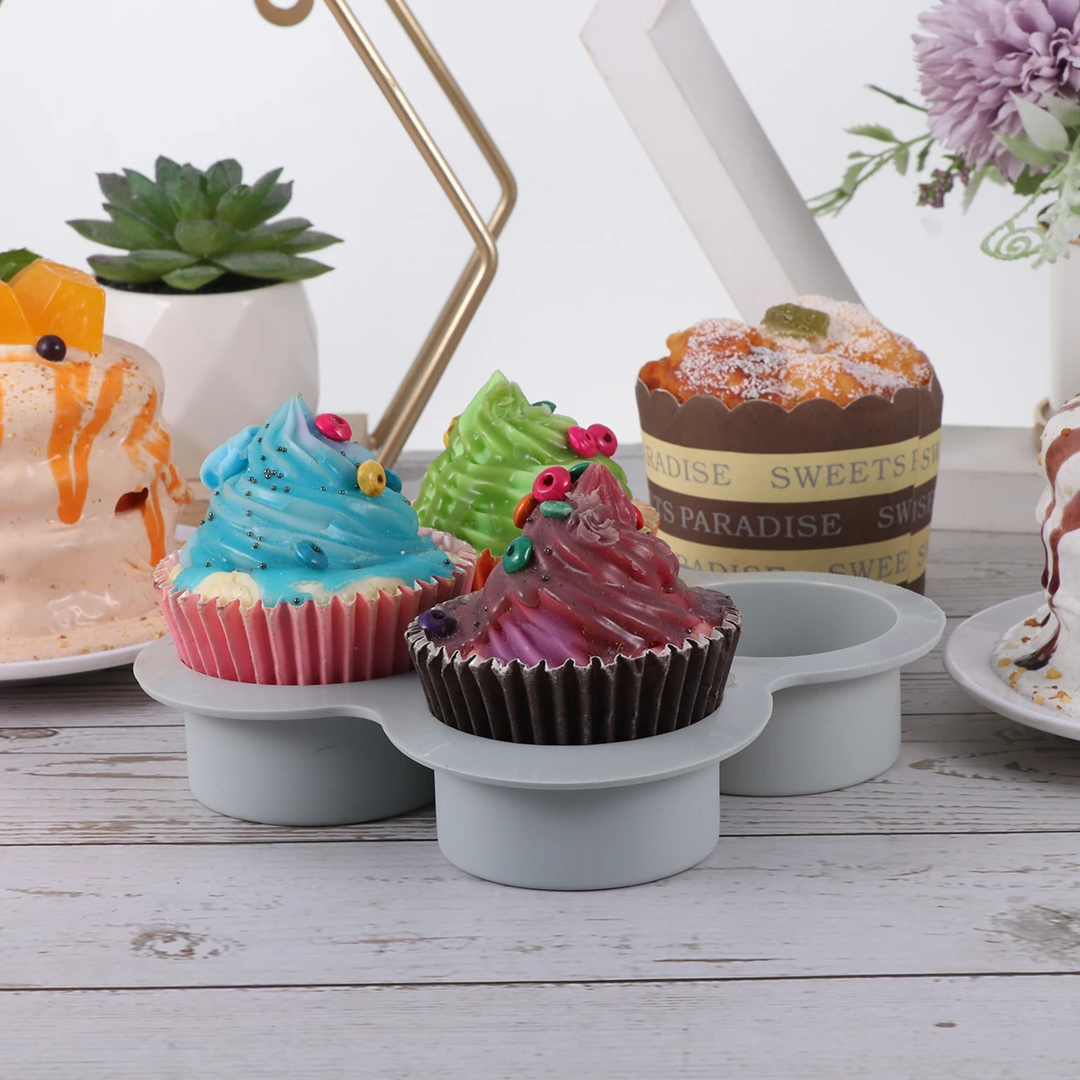 2 шт. форма для мыла 4 сетки силиконовая цилиндрическая ароматическая выпечка