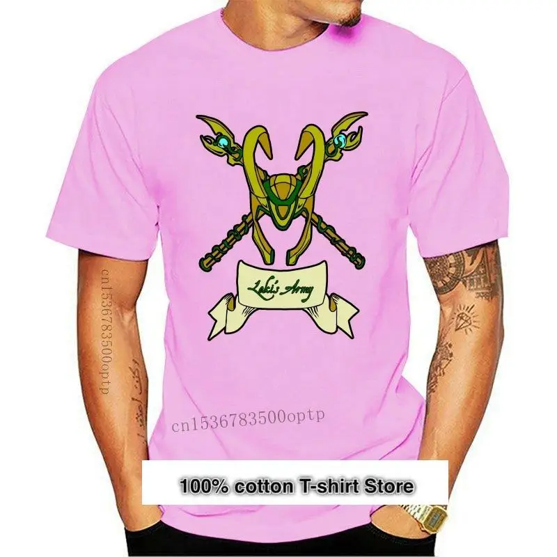 

Camiseta de Loki Art para hombre y mujer, camiseta del ejercito Loki, talla XS