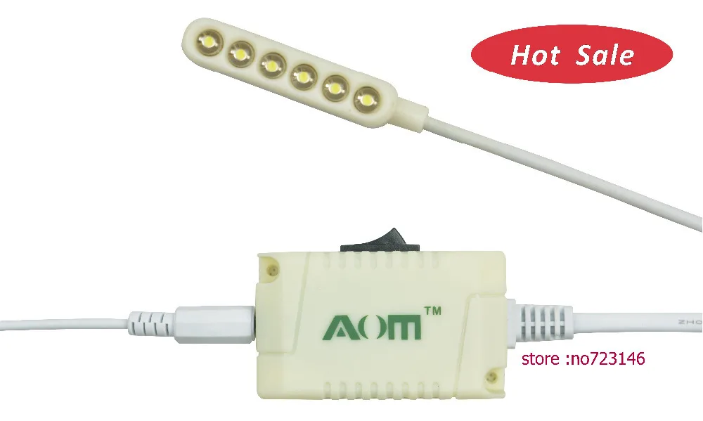 

Светодиодное освещение для промышленных швейных машин, АБС-пластик, AOM-6A-110 В, 220 В/380 Вт/50-60 Гц, для juki pfaff singer