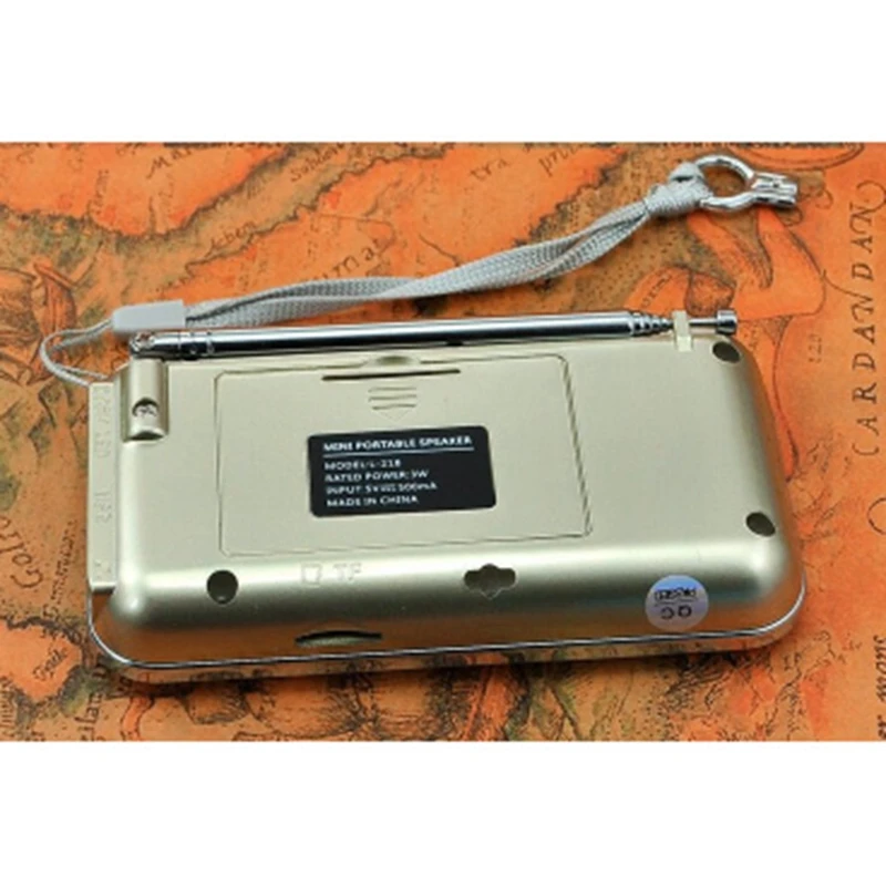 Портативный мини стерео ЖК цифровой FM радиоприемник со светильник кой и