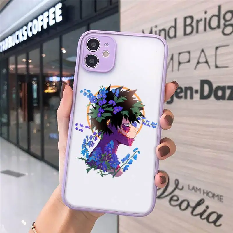 

Japan anime my hero academia Phone Cases matte transparent For iphone 7 8 11 12 plus mini x xs xr pro max cover