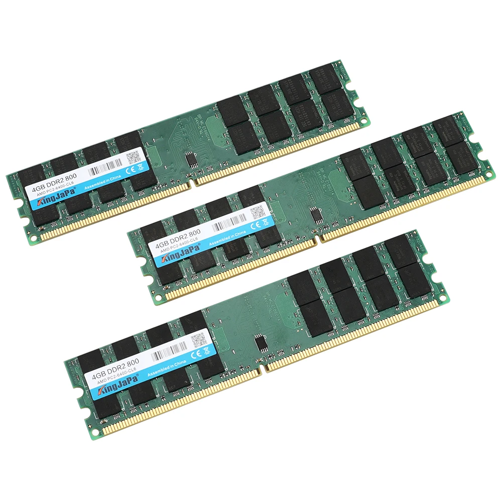 KingJaPa DDR2 800 PC2 6400 5300 4200 1 Гб 2 Гб 4 ГБ 8 ГБ настольных ПК Оперативная память памяти Совместимость с DDR 2 667 МГц 533 несколько моделей DIMM