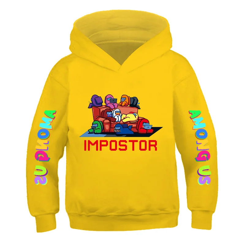 

Hot Sell Printed Us Hoodie pullover-hooded Long Sleeve pure Cotton for Boys girls 3-14 years summer kids Clothings tops