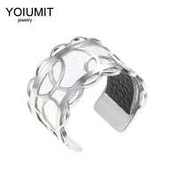 cremo stainless steel rings minimalist design finger rings for women jewelry adjustable france argent rings bague female gift