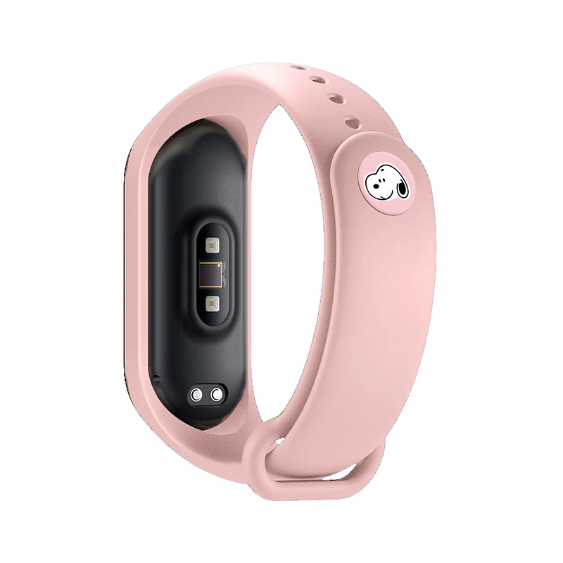 Для mi Band 4 3 силиконовый ремешок на запястье для Xiaomi mi 4 3 ремешок с металлической пряжкой браслет с узором mi band 4 Ограниченная серия - Цвет ремешка: Snoopy