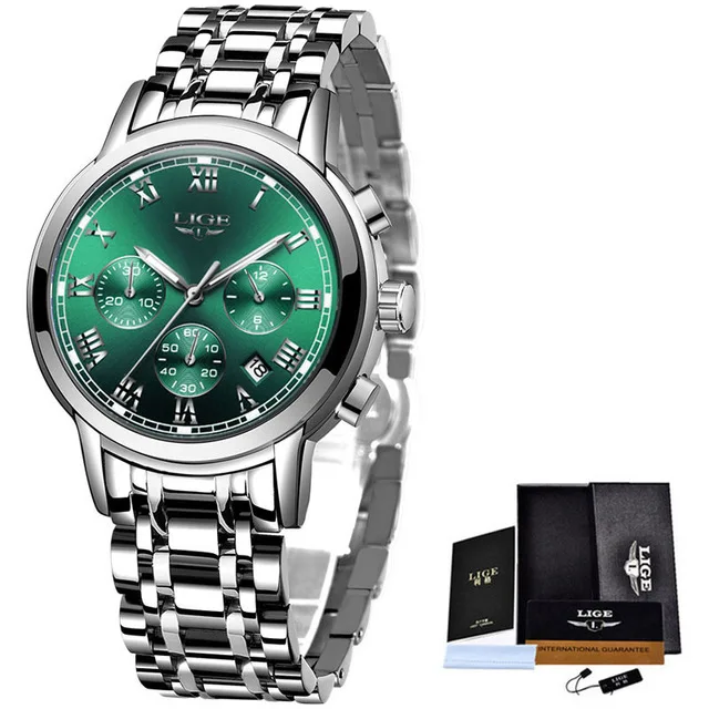 

2020 LIGE New Men Watches Classic Aesthetic Watch Men Sports Waterproof Stainless Wristwatch Male Quartz Watch Relogio Masculino