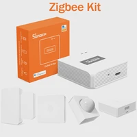 zigbee bridge gateway smart home switch human body induction door and window sensor temperature and humidity