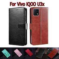 flip case for vivo iqoo u3x cover phone protective shell funda on for iqoo u3x case wallet stand leather book etui hoesje coque