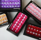 2-3 см, 2124 шт., сохраненные цветы розы класса А, Вечные розы для свадебной вечеринки, Цветочный декор, романтическая подарочная коробка