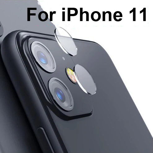 For iPhone 11 2x Защитная пленка для объектива камеры iPhone XS Max XR X 8 7 6 6S Plus из закаленного стекла для iPhone 11 Pro Max - Цвет: For iPhone 11