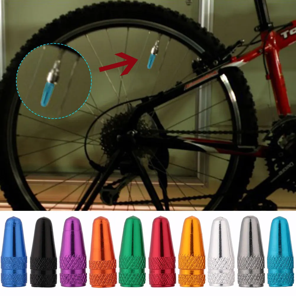 bike fahrrad reifen reifen aluminium legierung presta stem air ventil kappe staub abdeckung free global shipping