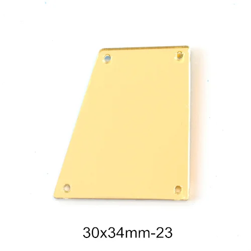 30X34mm-P23 50 шт. акриловое зеркало пришивные стразы акриловые Пришивные зеркала нерегулярные шампанское пришивные камни аксессуары для платья F0021 - Цвет: 30X34mm-P23