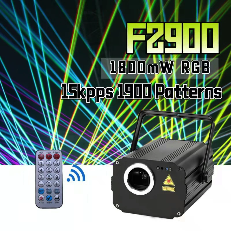 DMX 512 Scanner Laser Light RGB Colorful Party DJ Disco Laser Pattern Lights