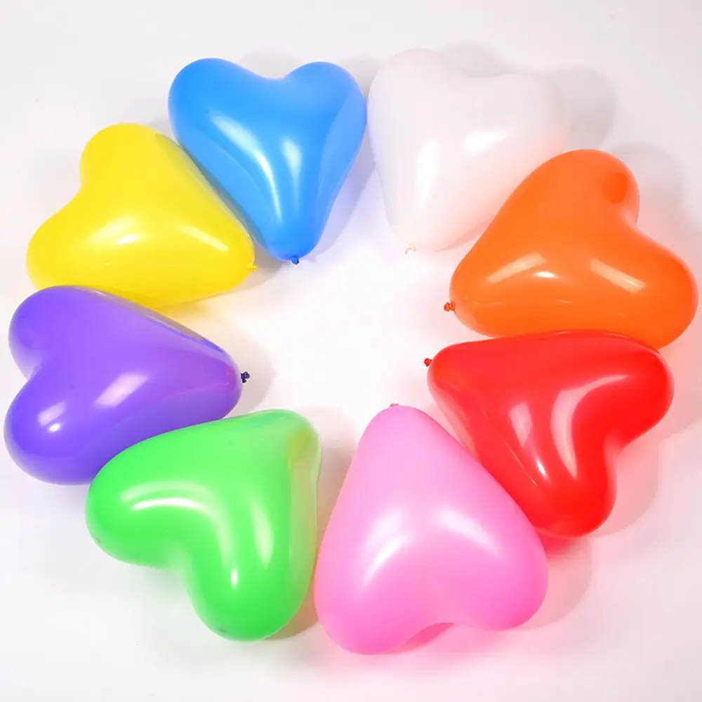 20Pc 10 Inches Love Heart Balloons Ornament Ball Latex Balloon Valentines Celebration Birthday Party Supplies Home Decor | Дом и сад