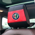 Чехол для подголовника автомобиля, с карманом для телефона, подходит для alfa romeo 159 147 156 giulietta 147 159 mito Giulia Stelvio