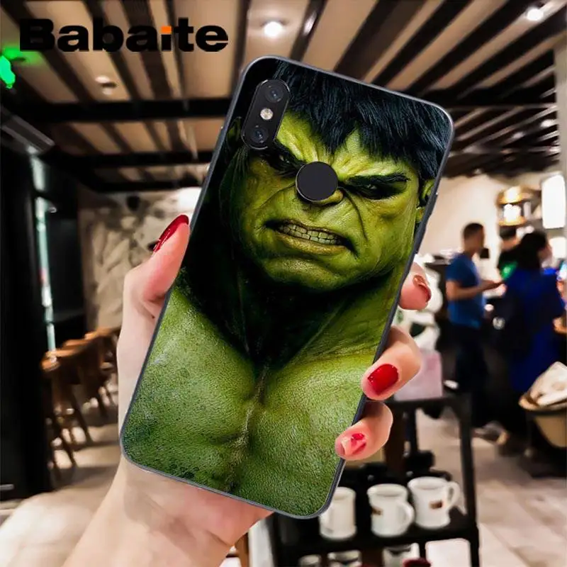 Babaite Marvel Heroes Халк черный ТПУ Мягкий силиконовый чехол для телефона чехол для Xiaomi 6 MIX2 8SE K20 REDMI 5A NOTE4X 7 6A мобильные чехлы - Цвет: A9