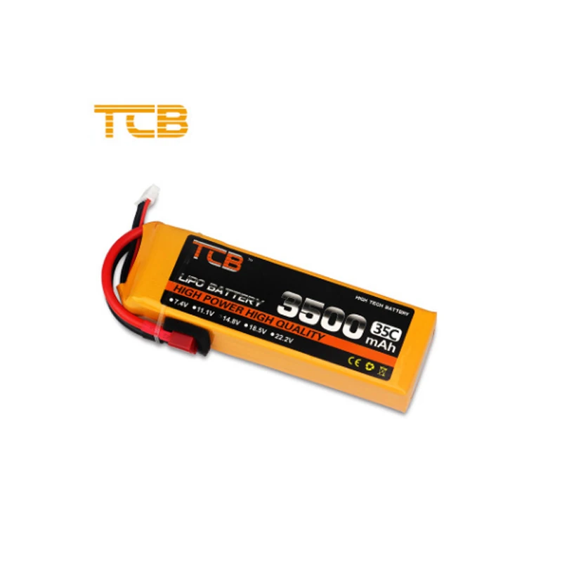 Rc самолет Lipo Батарея 7 4 v 11 1 14 8 22 2 3500 мА/ч 5200 мАч 35c для дистанционно управляемого
