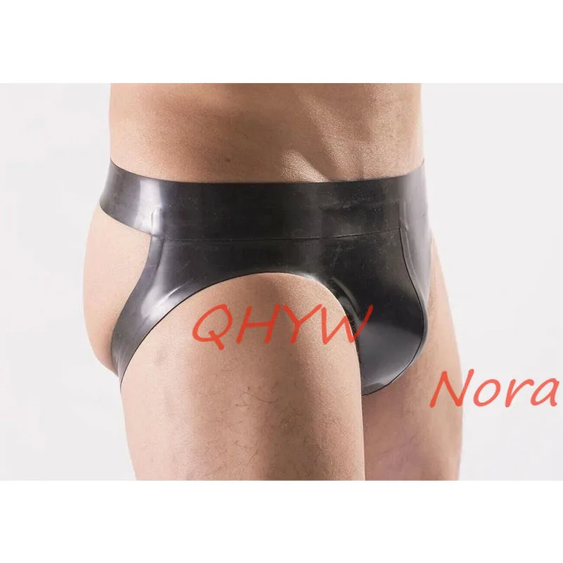 

Latex Panties Black Color Male Underwear Rubber Briefs Mens Fetish Underwear