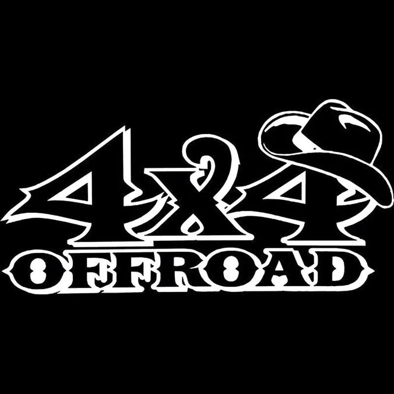 

Car Sticker Motorcycle Sticker 4X4 Funny Off-Road PVC Waterproof Sunscreen Decal Car Style Black/Silver 15.3cm * 7.5cm