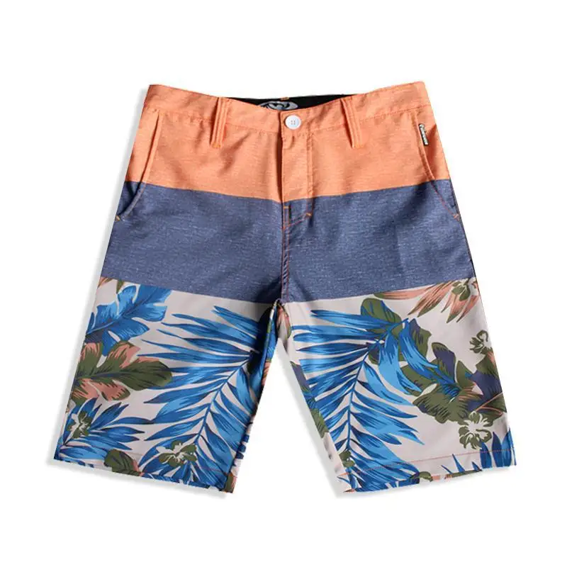 

New Arrival Fashion Super Large Palm Spray Elastic Surf Beach Holiday Shorts Drying For Men Plus Size 28 30 32 34 36 38 40 42