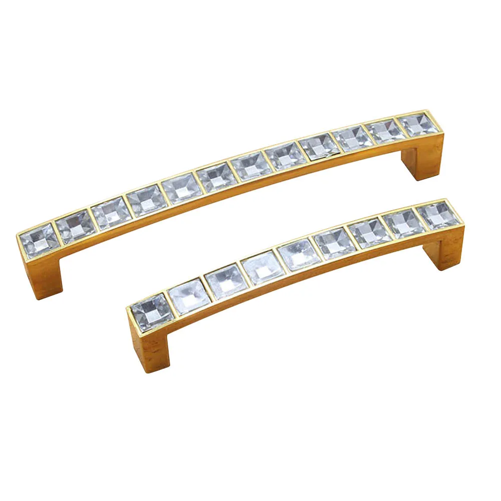 Алмазные дверные ручки Хрустальные Ручки для ящиков шкаф Поворотная кнопка из