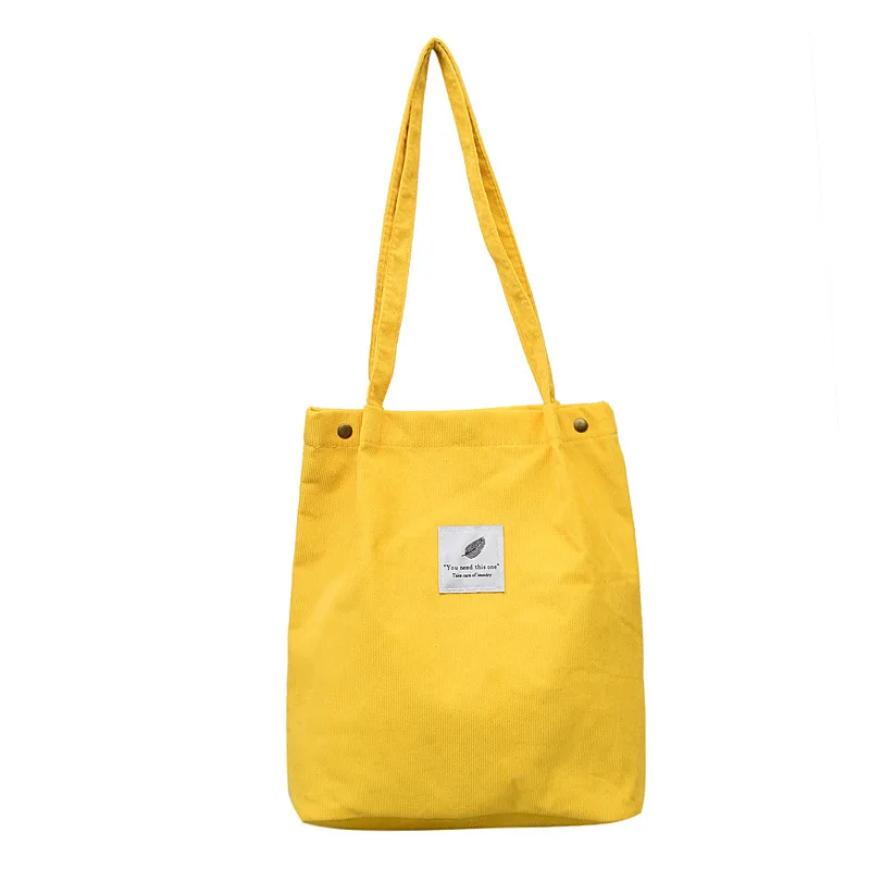 

MOONBIFFY Women Solid Corduroy Shoulder Bags Shopping Bag Tote Package Crossbody Bags Purses Casual Handbag for Women Bookbag