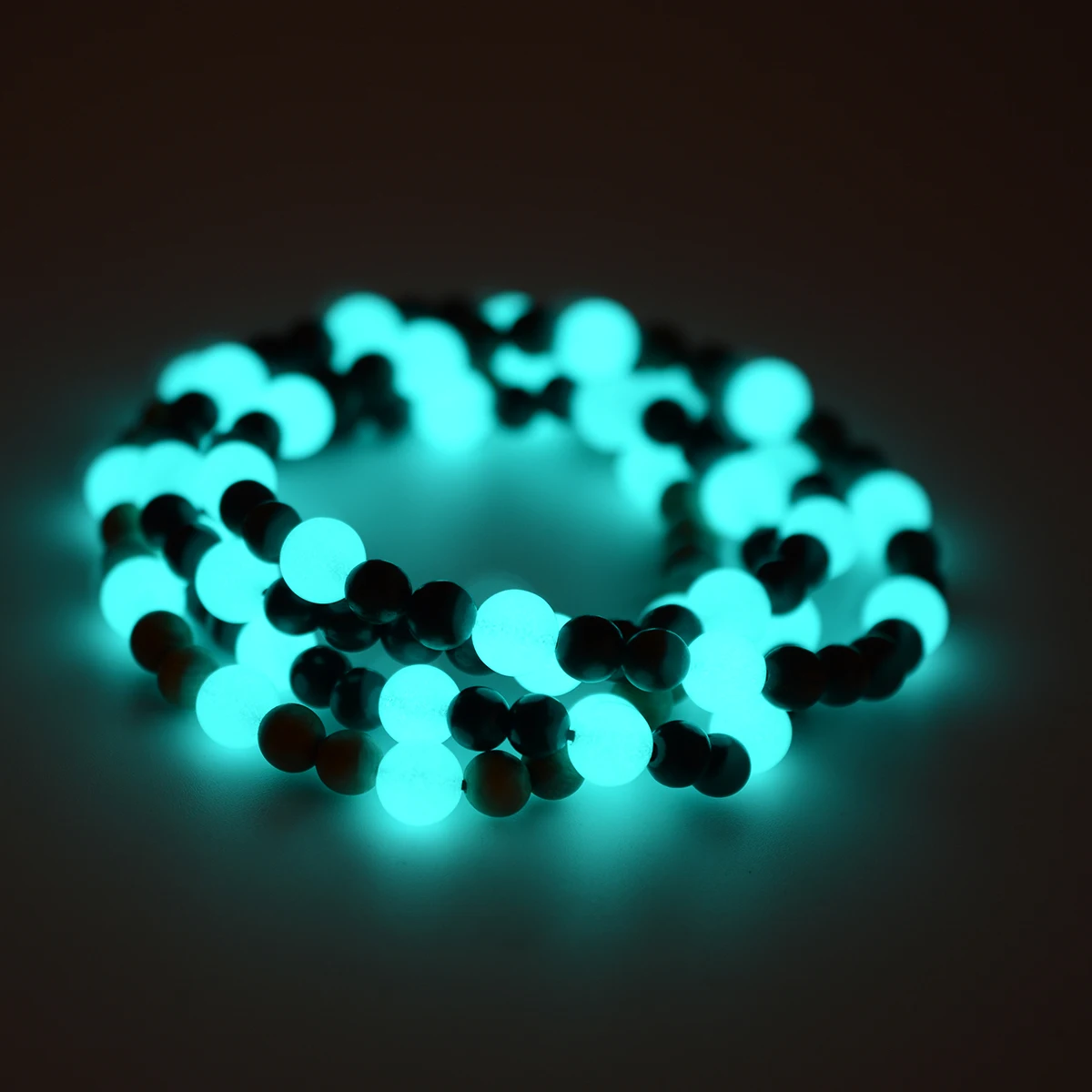 Мужские и женские светящиеся вечерние браслеты из натурального дерева для