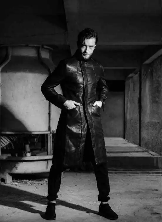 

Hot Herenkleding Nieuwe Persoonlijkheid Koreaanse Versie Knappe Opstaande Kraag Pu Jassen Mannen Slanke Mode Leren Jas