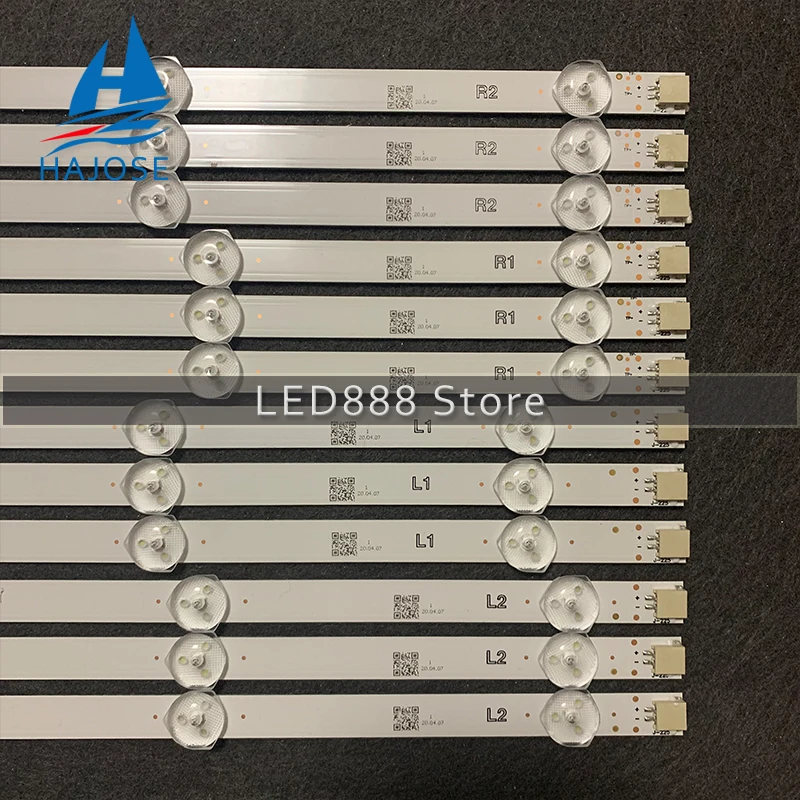 Светодиодный Подсветка полоса лампа для LG 50 &quotROW2.1 REV 0 4 50LN575S LC500DUE (доставка SF