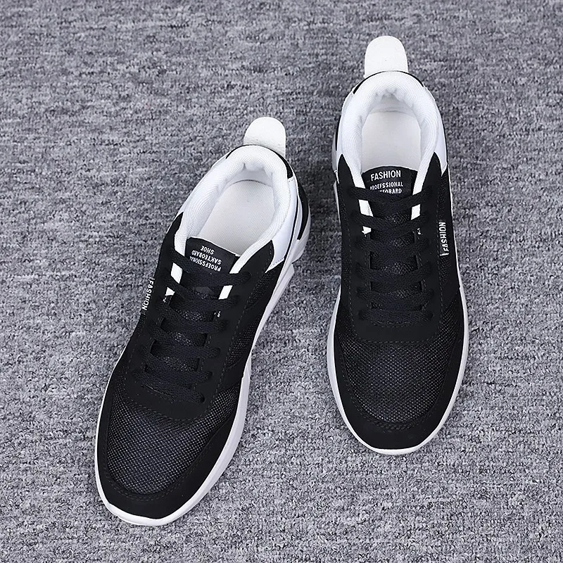 

Men Casual Shoes Sneakers Fashion Light Breathable Comfortable Sneaker Summer Black Men's Mens Causal Sapato