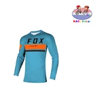 Детская футболка для гонок по бездорожью, мотокроссу, горному велосипеду