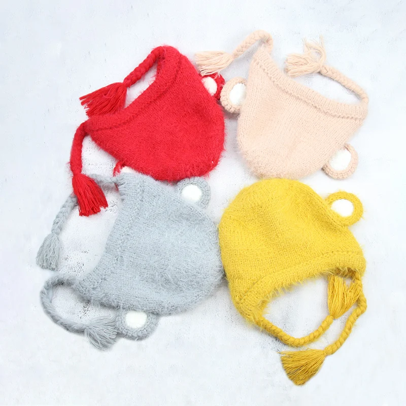 Шапки для мальчиков и девочек детские зимние плюшевые шапки внутри Женская