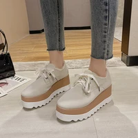 spring casual womens shoes flat bottomed large size womens shoes patent leather lace up loafers flat bottomed oxford shoes