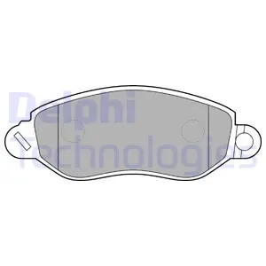 

DELPHI LP1583 BRAKE LINING ON 01-06 TRANSIT 2.0tdci "ONDEN IT would"